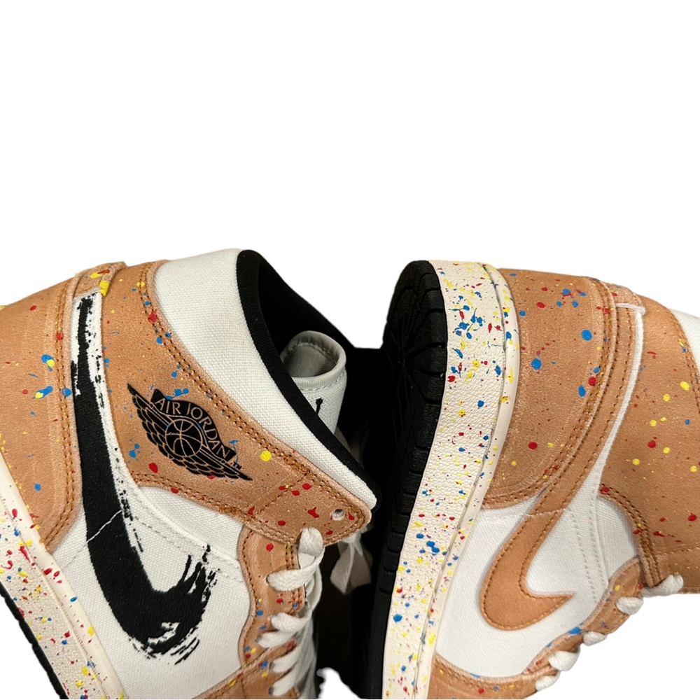 Air Jordan 1 Mid Brushstroke - Picture 15 of 16